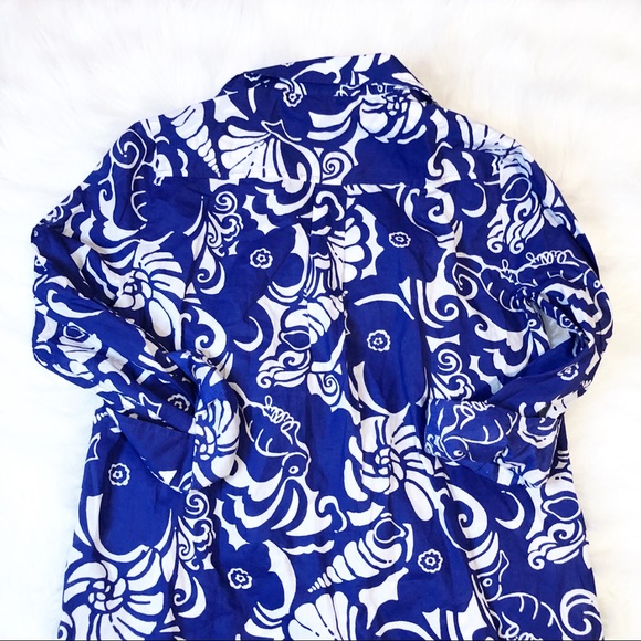 Lilly Pulitzer Captiva Tunic Spectrum Blu XS - Picture 3 of 9